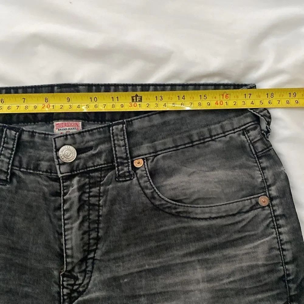 True Religion Men’s Ricky Vintage Style Stretch Jeans Size 33 x 26.5